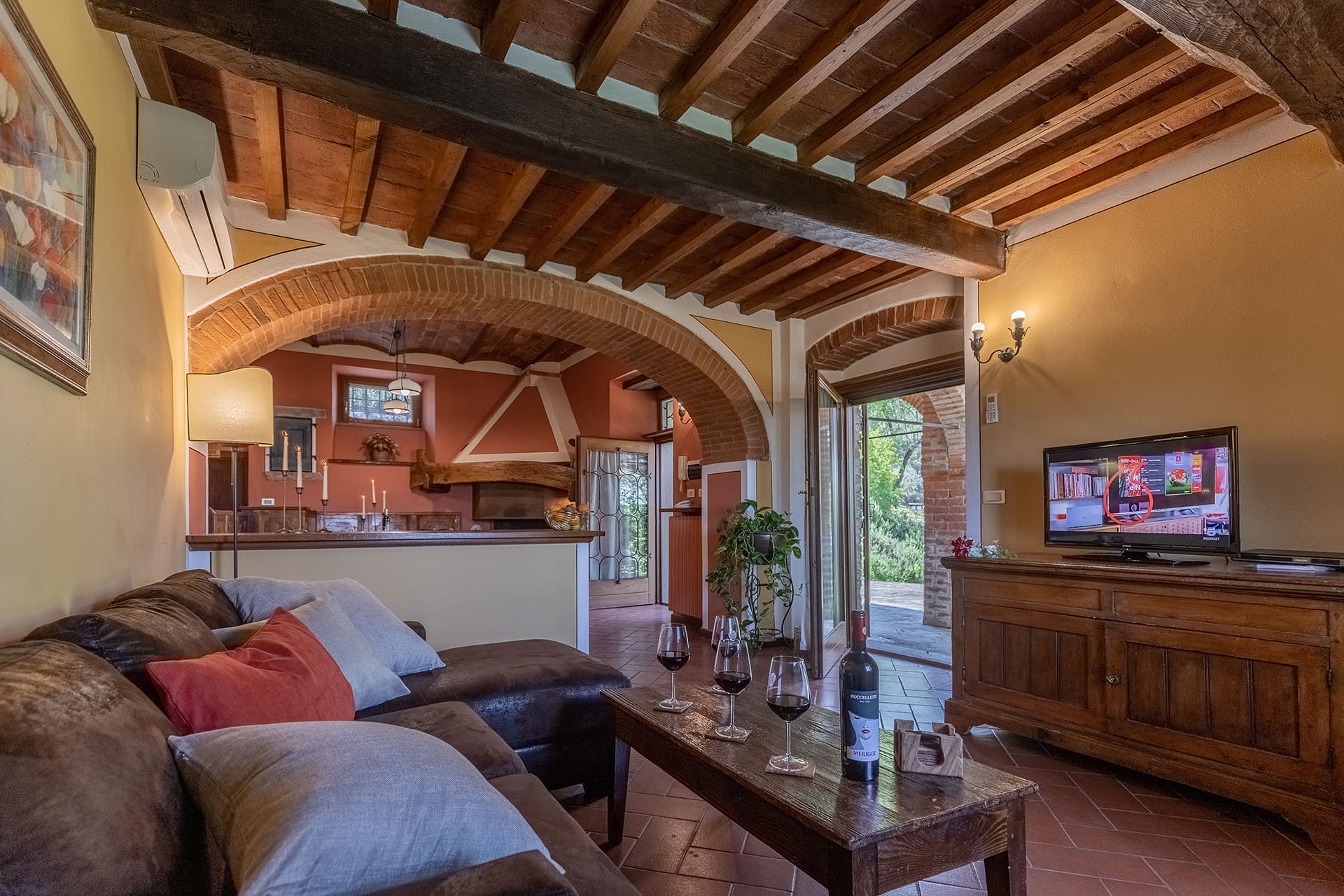 La Guardata, Villa con piscina privata a Castiglion Fiorentino, Toscana