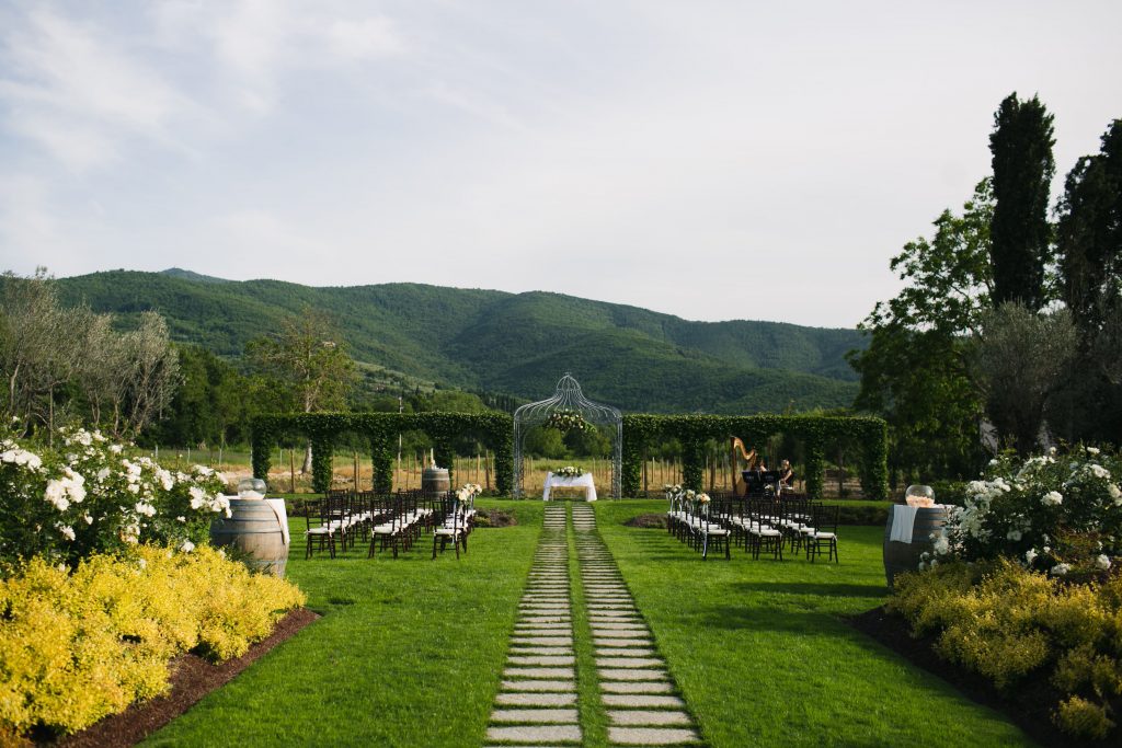 Outdoor wedding venue